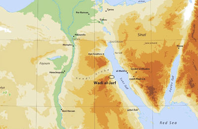 Wadi al-jarf map.jpg